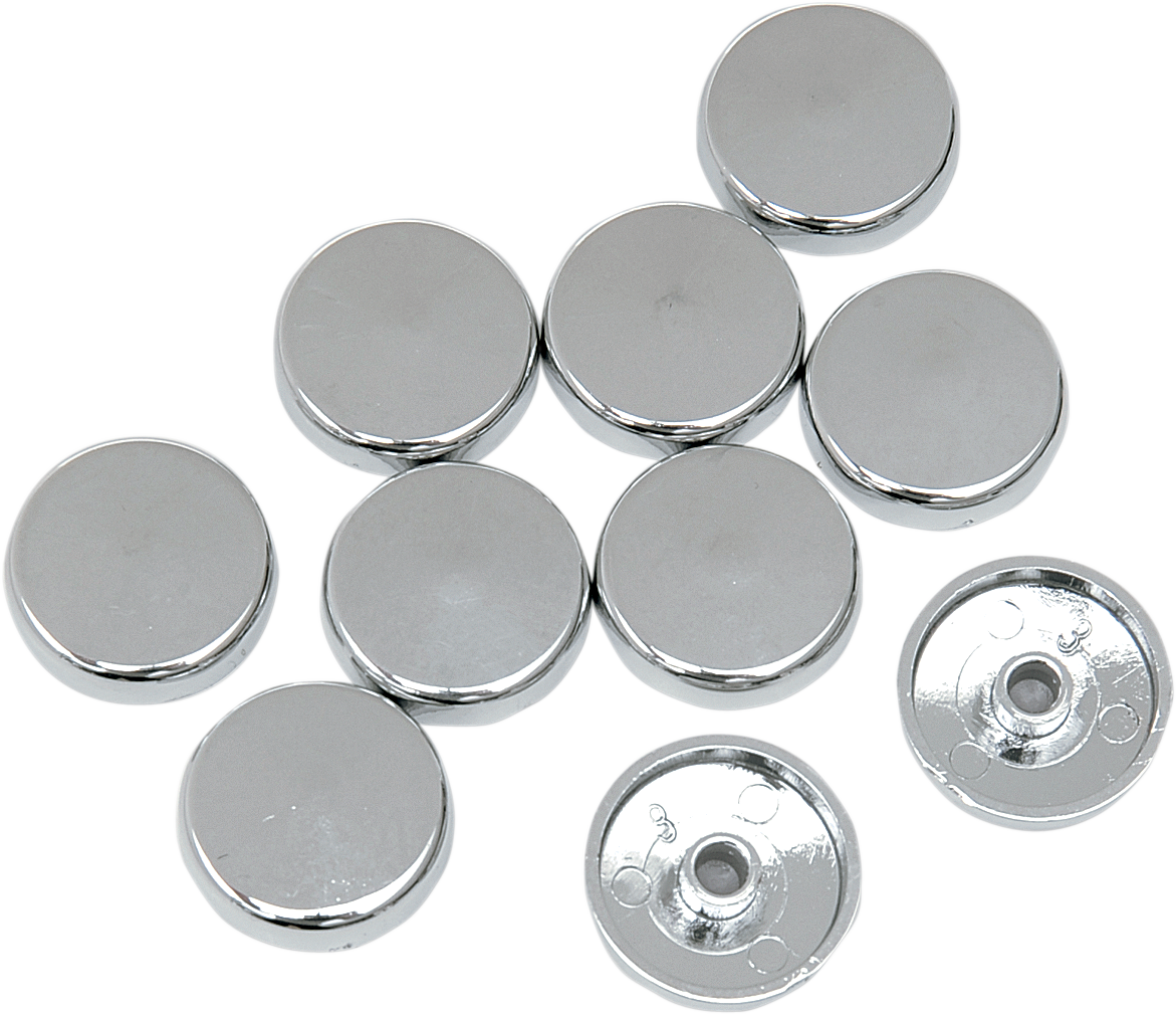 DRAG SPECIALTIES Bolt Covers - Torx - 5/16" - Chrome - 10 Pack