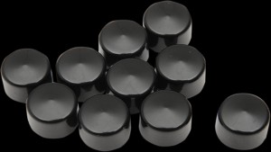 DRAG SPECIALTIES COVER BOLT 3/16SKT ALN BK