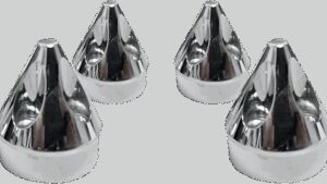 AVON GRIPS Cover - Head Bolt - Spike - Chrome