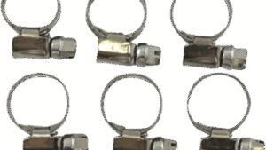 PARTS UNLIMITED Hose Clamps - Embossed - 10-16 mm - 10 Pack