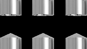 CIRO Caps - Rocker Box/Bolt - Peaked - Chrome