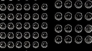 CIRO Caps - Engine/Bolt/Cover - Crown/Diamond-Cut - Black - M8