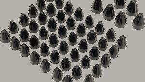 CIRO Caps - Engine/Bolt/Cover - Fluted/Spike - Black - Twin Cam