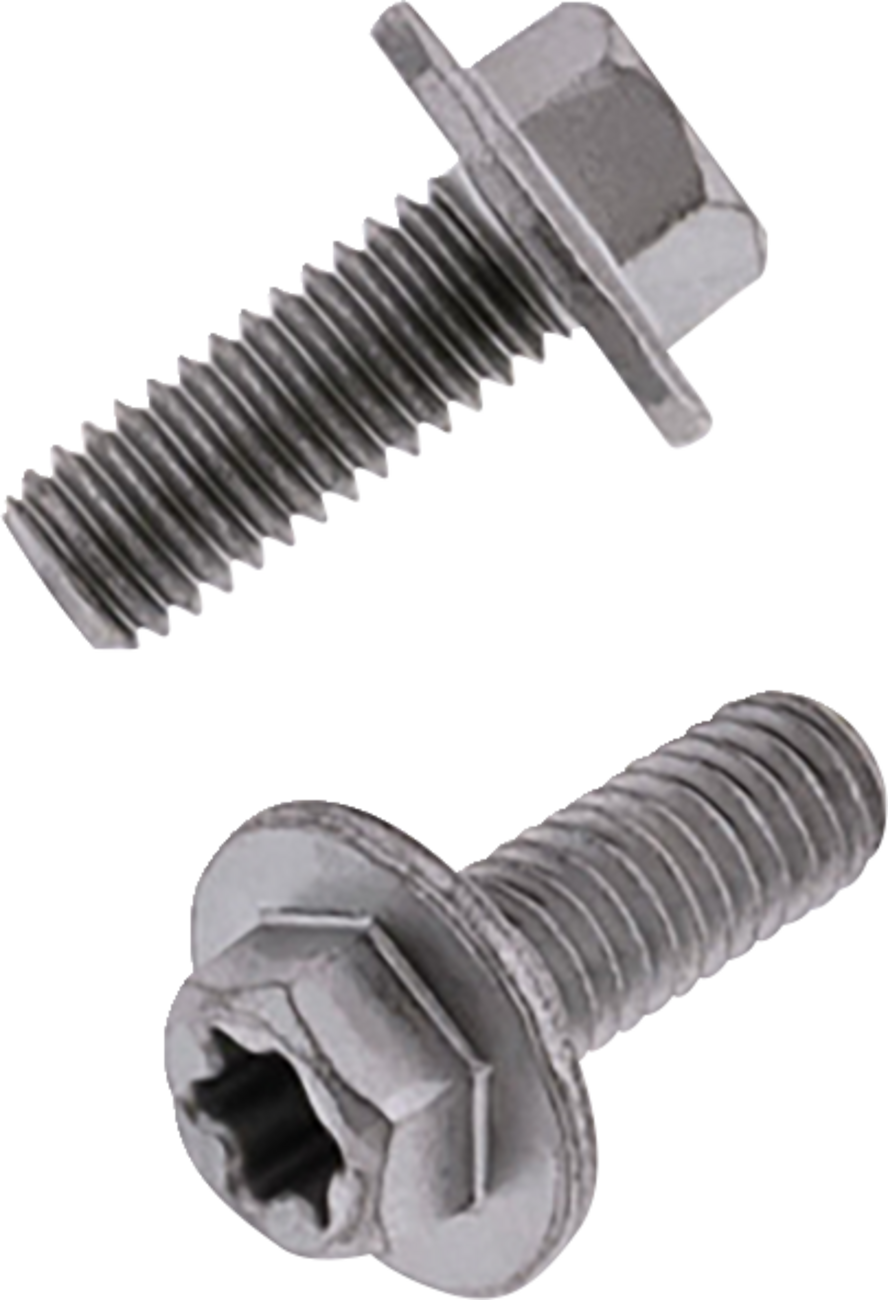 Bolt - Torx/Large Flange - European - M6 x 15 - 10 Pack