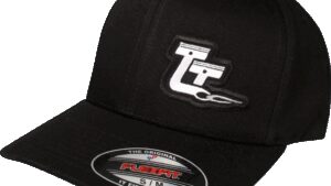Throttle Threads Curved Bill Hat - Black - Large/XL