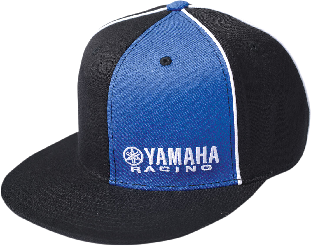 FACTORY EFFEX Yamaha Racing Flexfit® Hat - Black/Royal Blue - Large/XL