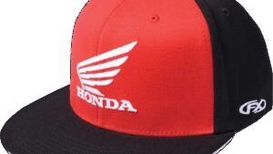 FACTORY EFFEX Honda Big Wing Flexfit® Hat - Red/Black - Small/Medium