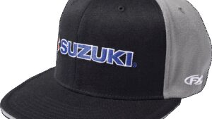 FACTORY EFFEX Suzuki Flexfit® Hat - Black/Gray - Large/XL