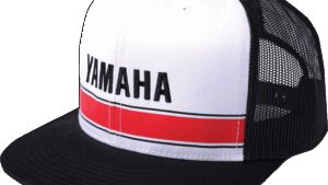 FACTORY EFFEX Yamaha Vintage Snapback Hat - White/Black