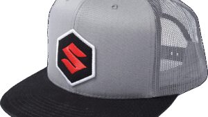 FACTORY EFFEX Suzuki Mark Snapback Hat - Black/Gray