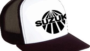 FACTORY EFFEX Suzuki Vintage Snapback Hat - Black/White