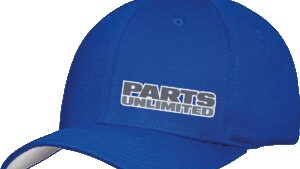 THROTTLE THREADS Parts Unlimited Curved Bill Hat - Blue - Large/XL