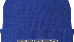 THROTTLE THREADS Parts Unlimited Beanie - Fleece - Blue
