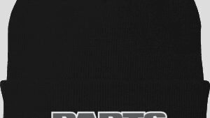 THROTTLE THREADS Parts Unlimited Beanie - Fleece - Black