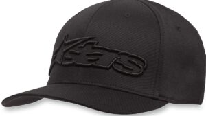 ALPINESTARS Blaze Flexfit® Hat - Black/Black - Small/Medium