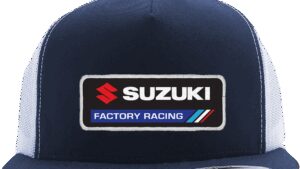 FACTORY EFFEX Suzuki Factory Hat - Navy/White