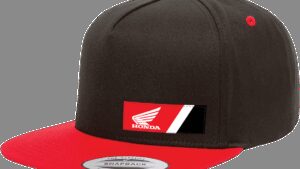 FACTORY EFFEX Honda Wedge Hat - Black/Red