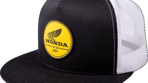 FACTORY EFFEX Honda Gold Snapback Hat - Black/White