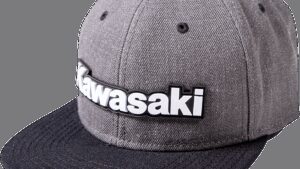 FACTORY EFFEX Kawasaki Bold Snapback Hat - Charcoal/Black