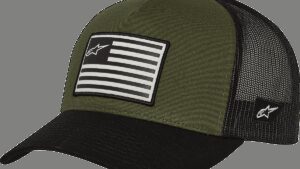 ALPINESTARS Flag Snapback Hat - Military/Black - One Size