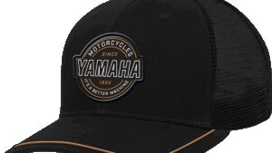YAMAHA APPAREL Yamaha Motorcycle Patch Hat - Black