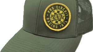 Pro Circuit Global Checked Hat - Olive - One Size