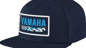 YAMAHA APPAREL Yamaha Racing Hat - Flat Bill - Camo Blue
