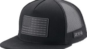 Z1R Flag Patch Snapback Hat - Black