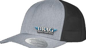 Drag Specialties Mesh Snapback Hat - Gray/Black
