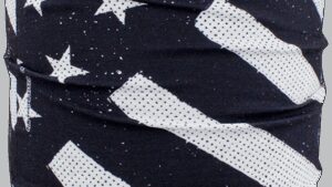 ZAN HEADGEAR Motley Tube® - Black/White Flag