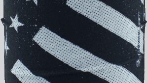 ZAN HEADGEAR Motley Tube® Fleece Lined - Black and White Flag