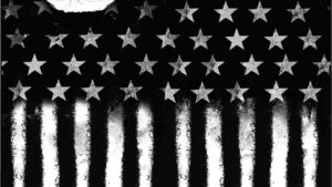 LETHAL THREAT Neck Scarf - America Skull