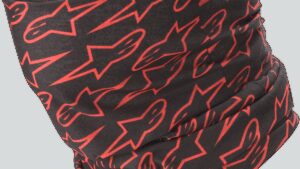 ALPINESTARS Neck Tube - Astars - Black/Fluo Red