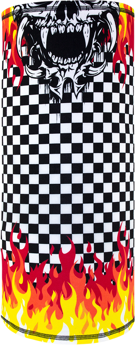 ZAN HEADGEAR Motley Tube® Sportflex® Neck Tube - Checkerd Flames