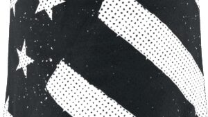 ZAN HEADGEAR SportFlex® Neck Gaiter - Black & White Flag