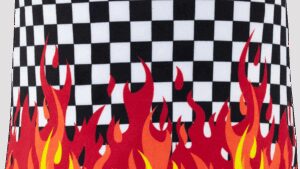 ZAN HEADGEAR SportFlex® Neck Gaiter - Checkered Flames