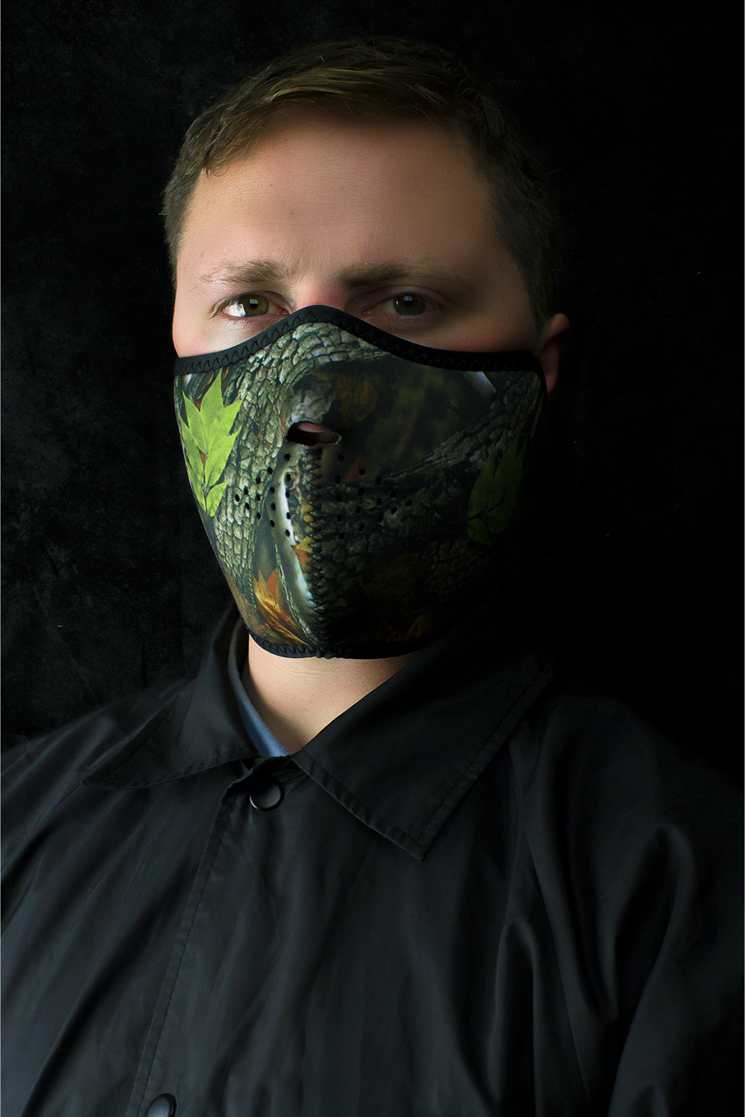 ZAN HEADGEAR HALF MASK FOREST CAMO - Image 2