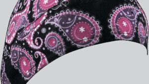 ZAN HEADGEAR Flydanna® Head Wrap - Purple Paisley