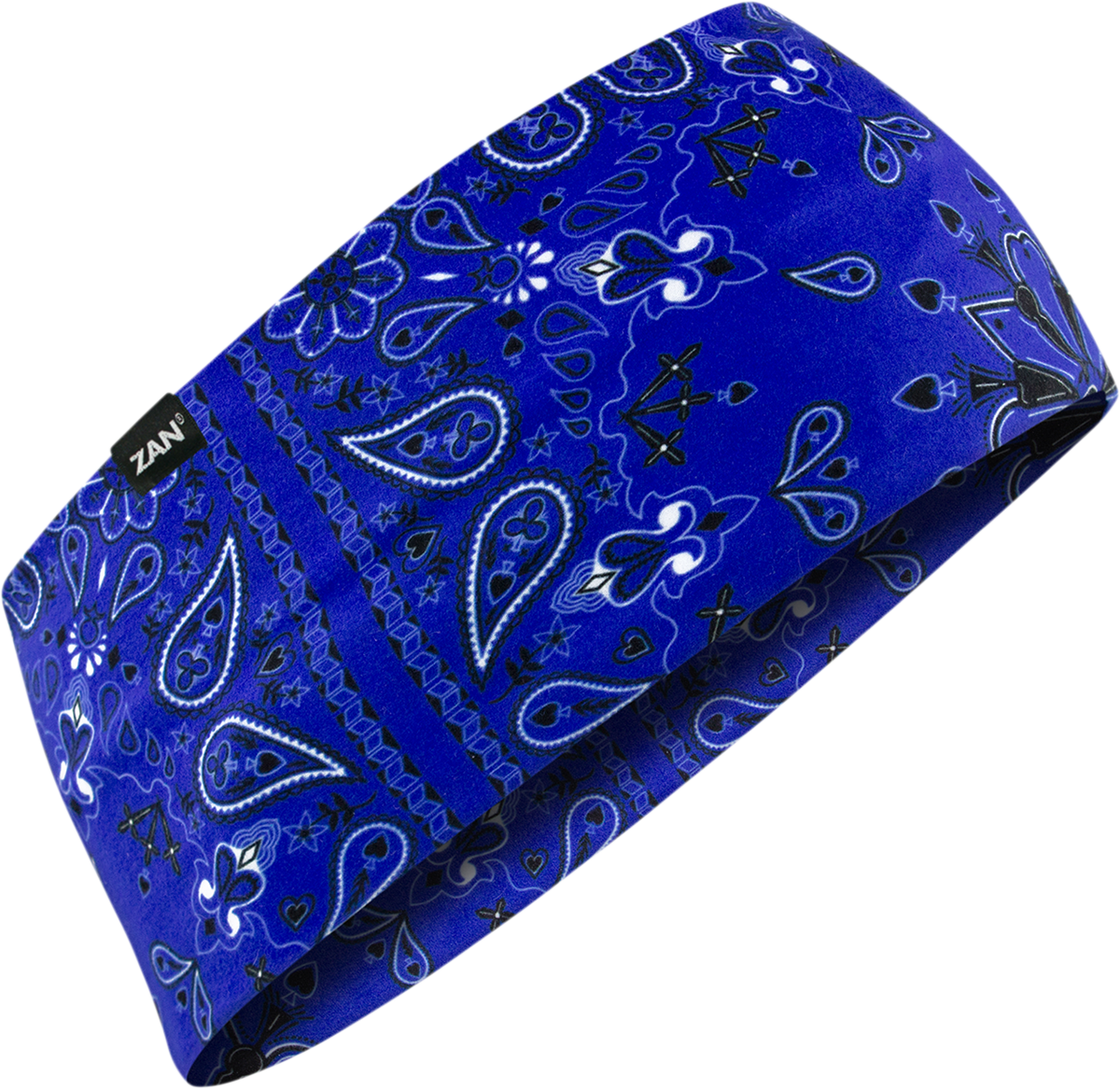 ZAN HEADGEAR SportFlex® Headband - Navy Paisley
