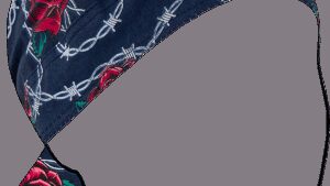 ZAN HEADGEAR Flydanna® Cotton Headwrap - Barbed Wire Roses