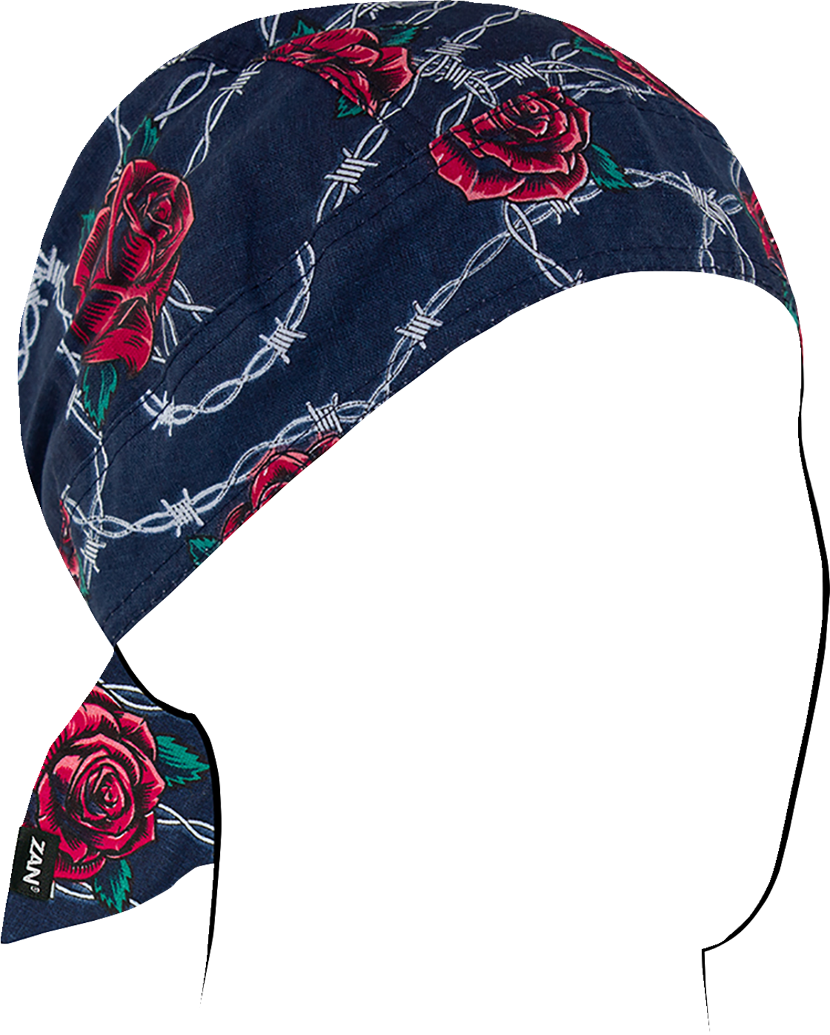 ZAN HEADGEAR Flydanna® Cotton Headwrap - Barbed Wire Roses