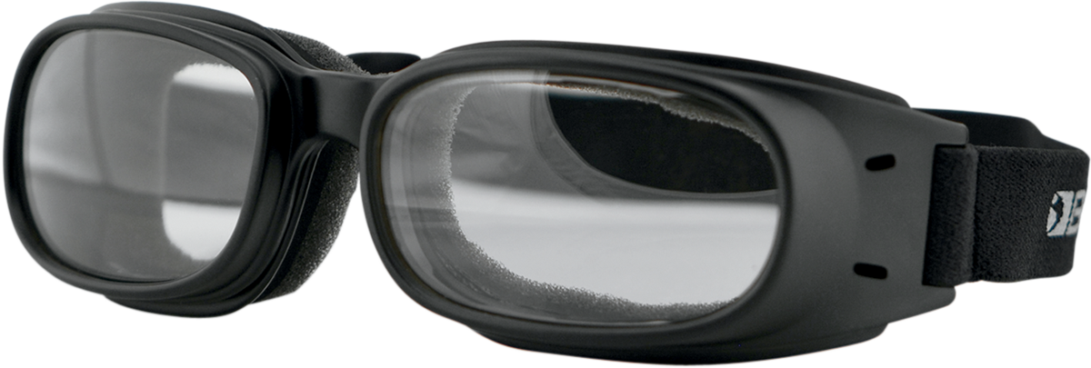 BOBSTER GOGGLE PISTON BLACK/CLEAR