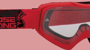 MOOSE OFFROAD Qualifier Goggle - Agroid - Red - Clear Lens