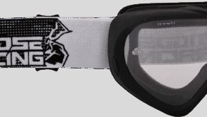 MOOSE OFFROAD Youth Qualifier Goggle - Agroid - Stealth - Clear Lens