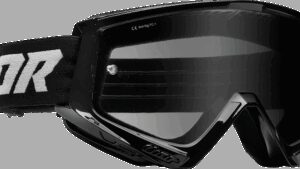 THOR Combat Sand Goggle - Racer - Black/Gray - Smoke Lens