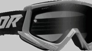 THOR Combat Sand Goggle - Racer - Gray/Black - Smoke Lens
