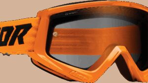 THOR Combat Sand Goggle - Racer - Flo Orange/Black - Smoke Lens