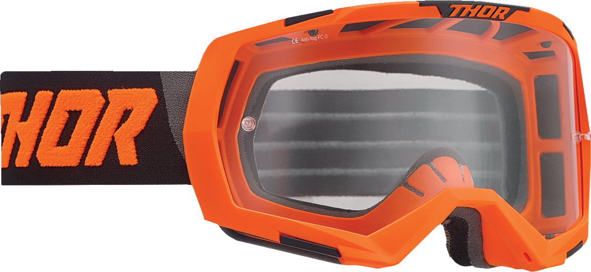 THOR Regiment Goggle - Flo Orange/Black - Clear Lens