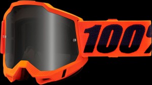 100% Accuri 2 Sand Goggle - Neon Orange - Smoke Lens