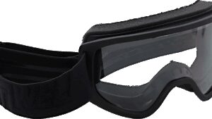 BILTWELL Moto 2.0 Goggle - Blackout - Clear Lens